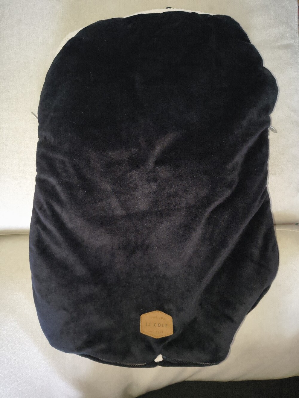 JJ Cole Urban Bundleme Stroller Footmuff Bunting Bag Black Sherpa